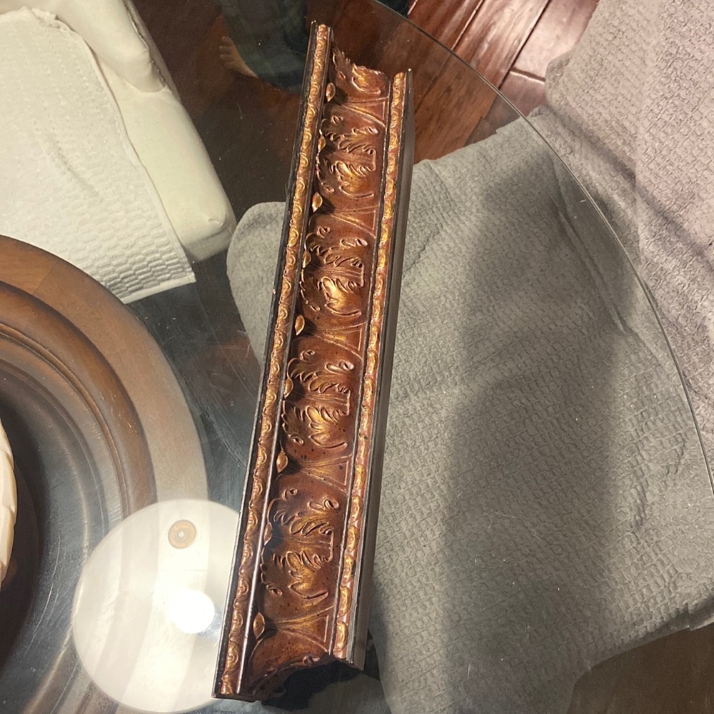 Wooden wall ledge